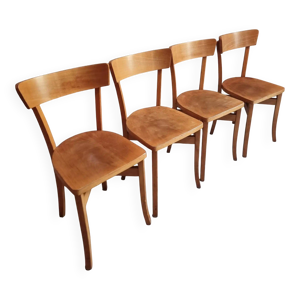 4 chaises bistrot françaises