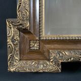 Napoleon III-style bevelled mirror 80x56cm
