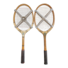 Wooden tennis rackets