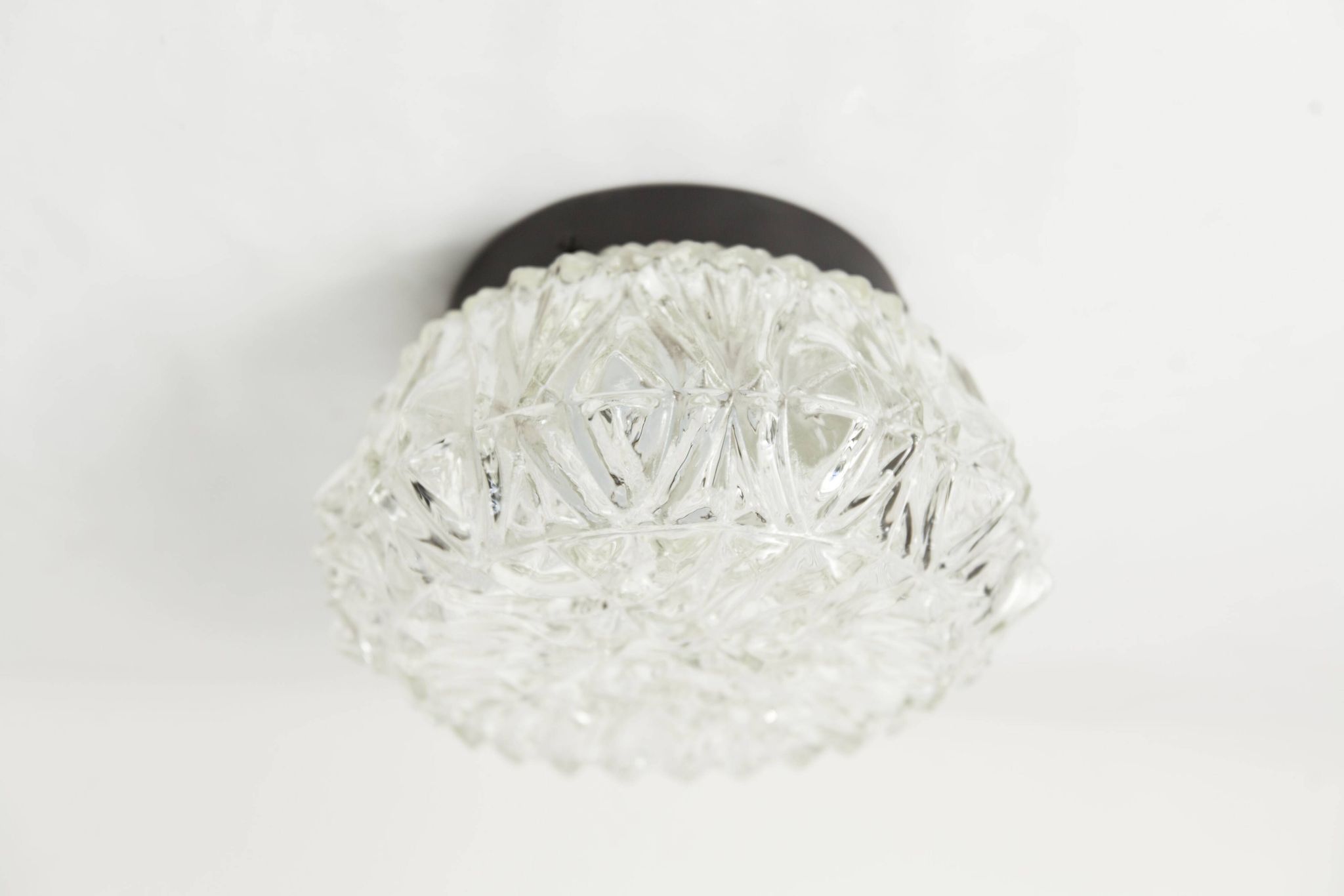 1960s floral round ceiling light