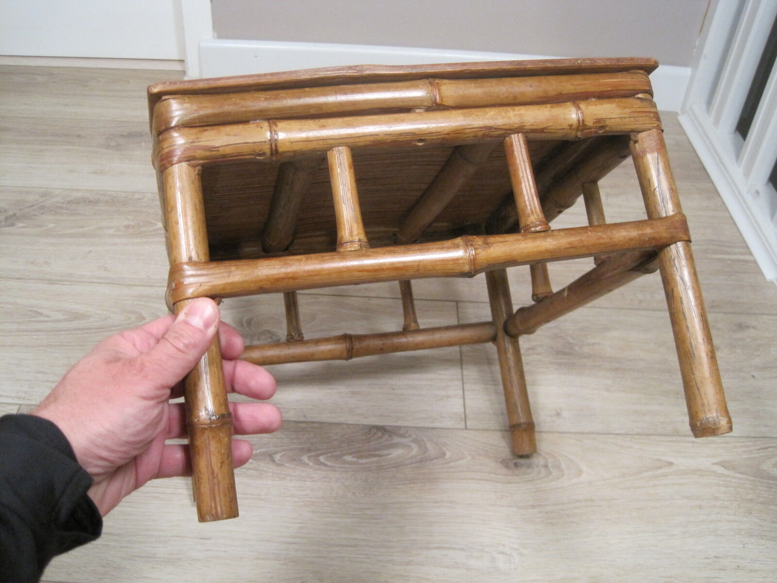 Old square side table 1970