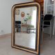 Louis Philippe mirror 105*71cm in wood and stucco 19th century