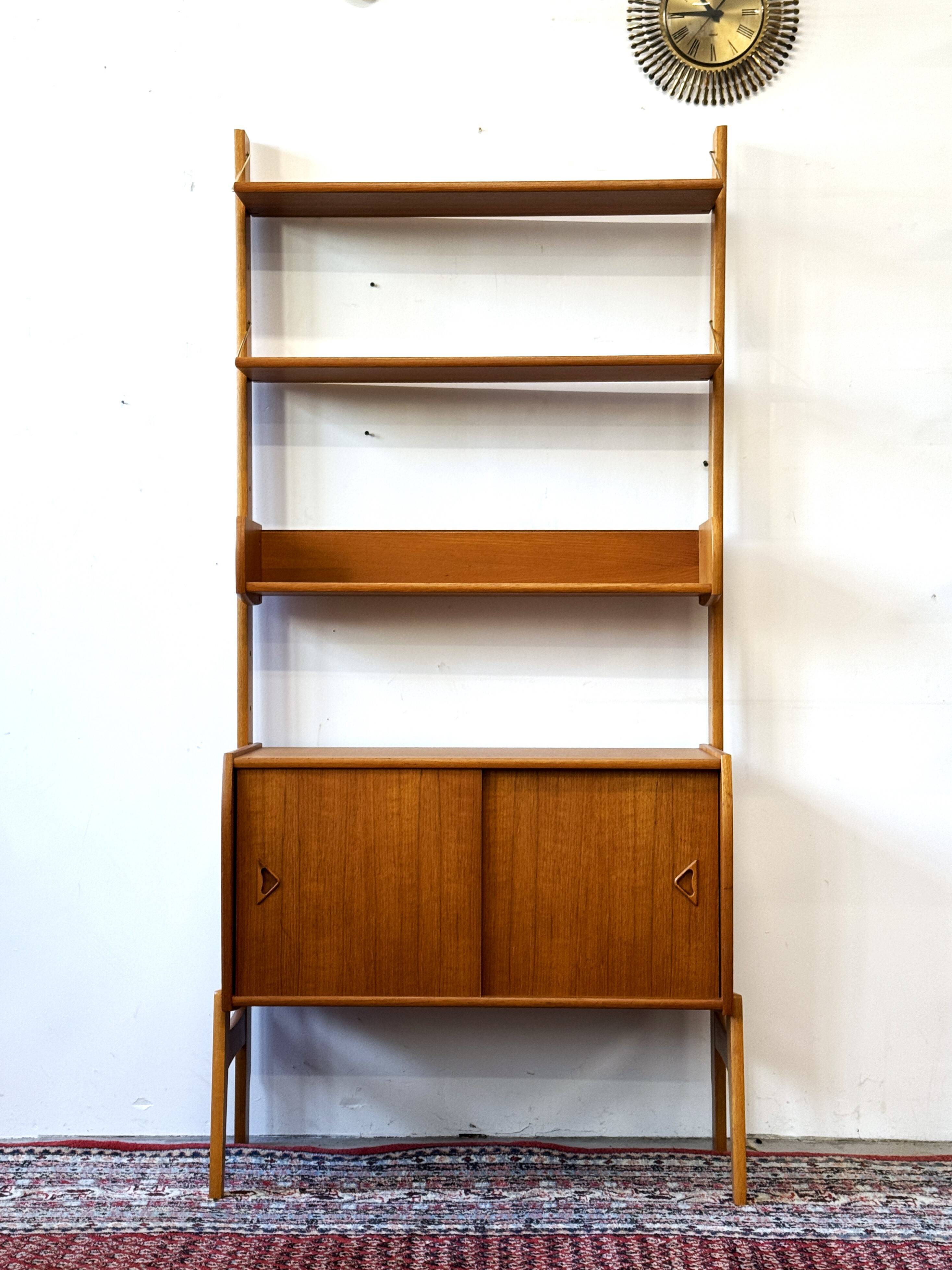 Modular free standing shelves, norway 1960s/1970s, vintage