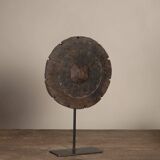 Mandal - Indian wooden wheel on stand no. 1