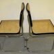 Set de 3 chaises B32 noires par Marcel Breuer