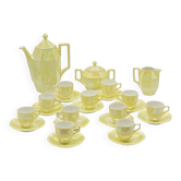 Service à  café porcelaine, ancien vintage nacré , Union K Tchécoslovaquie ,