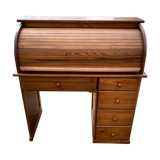 XXth pine cylinder desk