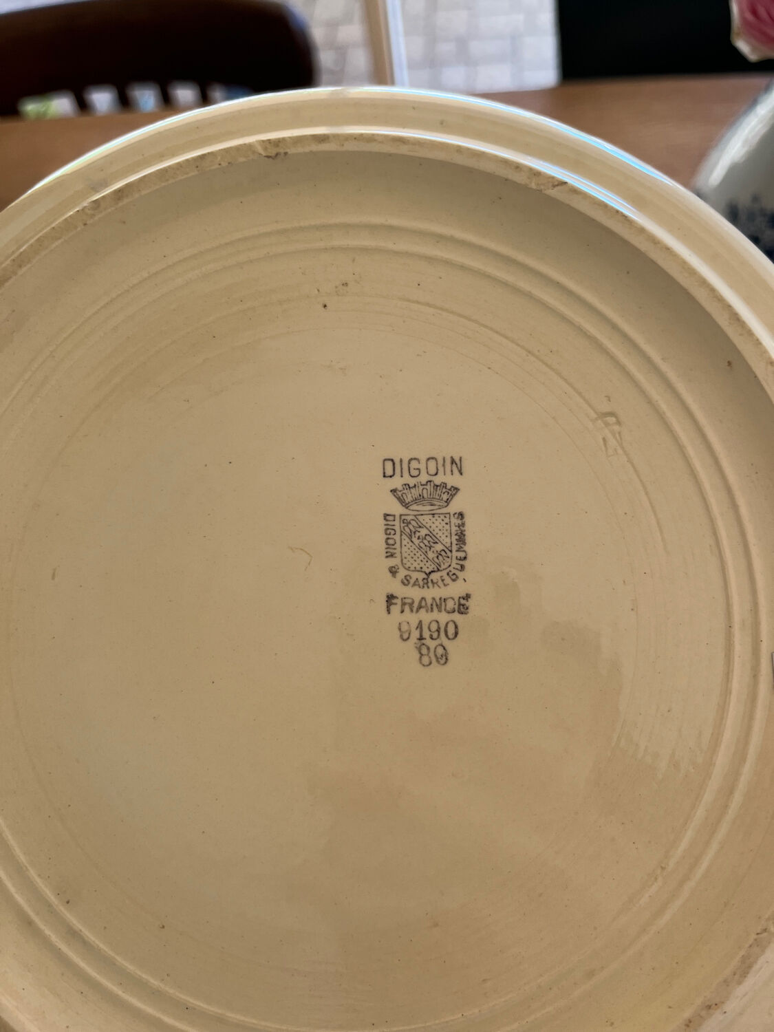 Digoin earthenware tureen