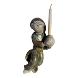 Stoneware Sconce with Boy Motif by Marianne Starck for Michael Andersen & Son