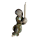 Stoneware Sconce with Boy Motif by Marianne Starck for Michael Andersen & Son