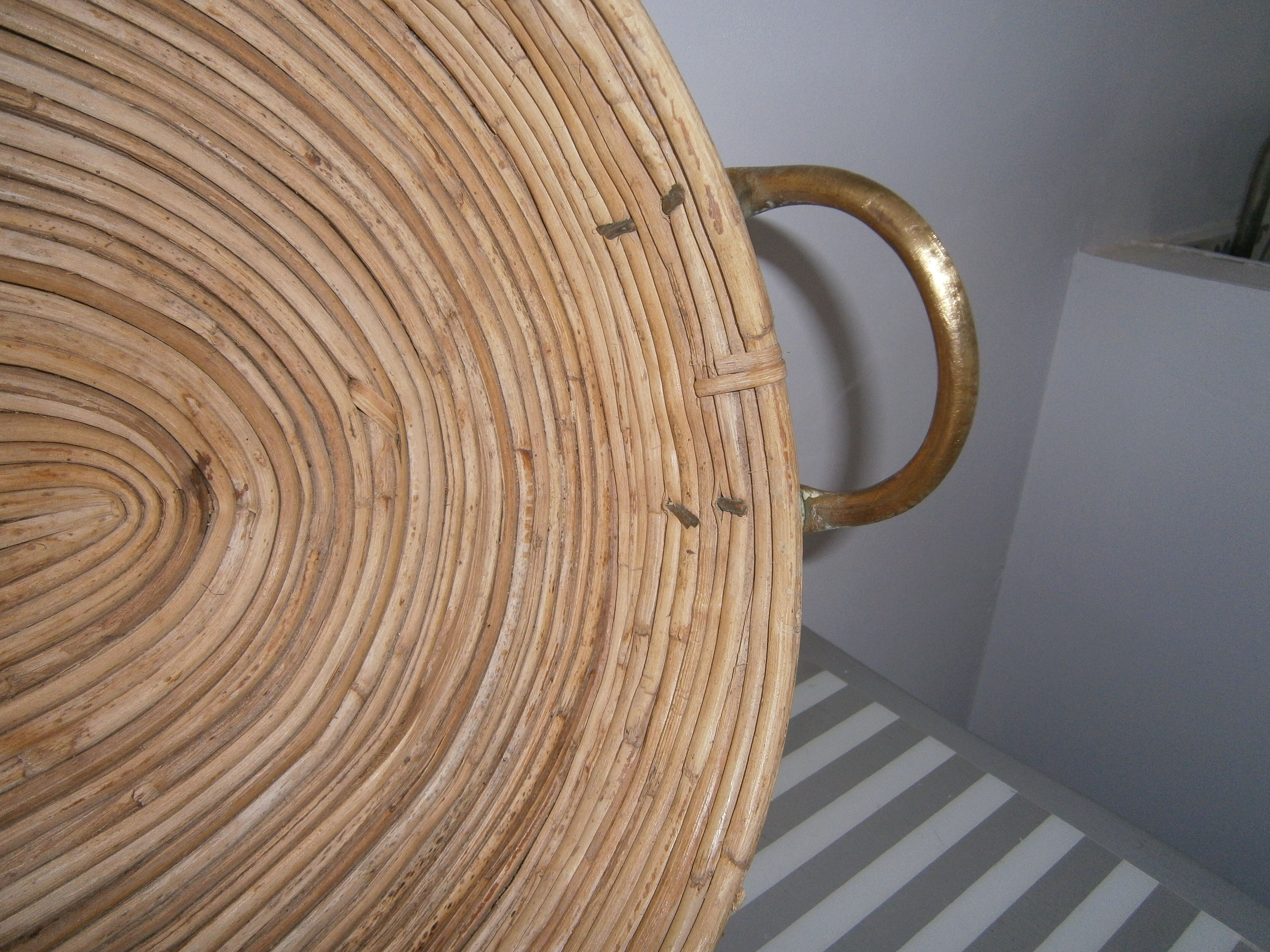 Rattan tray