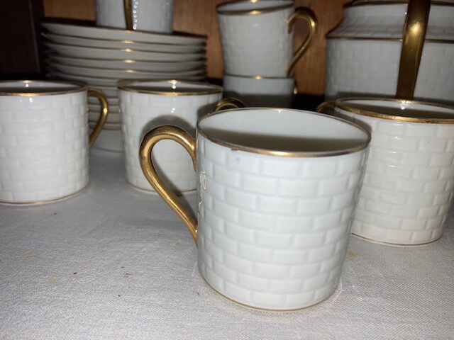 Limoges porcelain coffee service