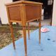 Nightstand 2 drawers walnut oak and burl walnut