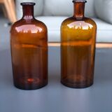 Set of nine bottles of apothecary