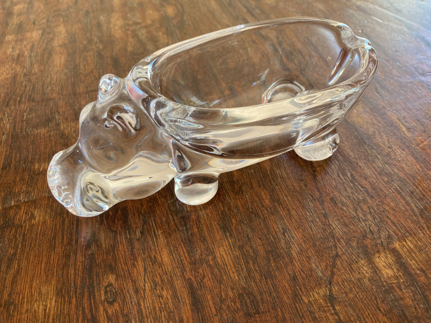 Empty pocket hippopotamus crystal art vannes france