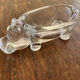 Empty pocket hippopotamus crystal art vannes france