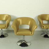 Set of 3 Vintage Swedish design Johanson 'Largo' swivel chairs, 1990s