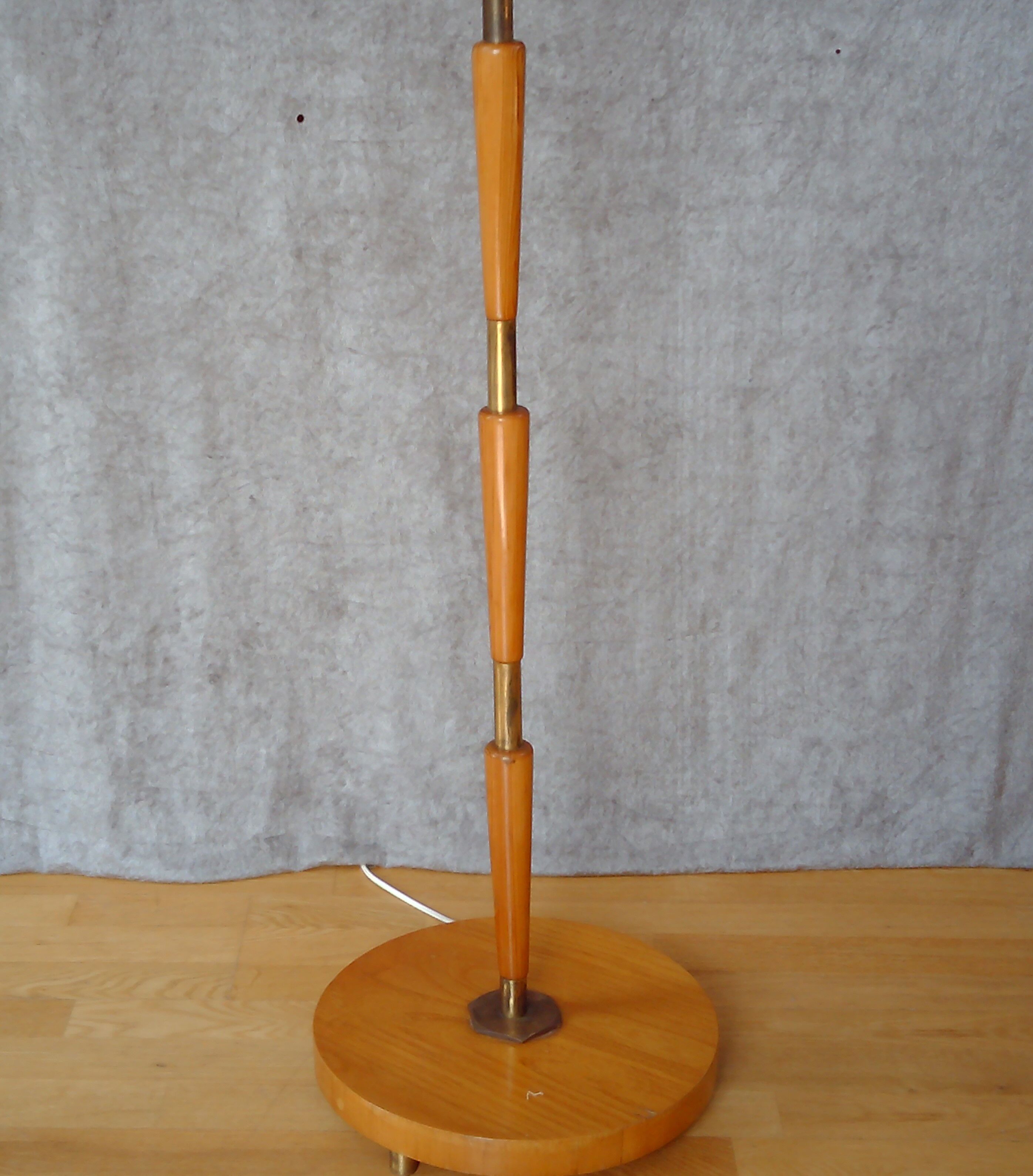 Vintage 3-armed floorlamp, 1940's