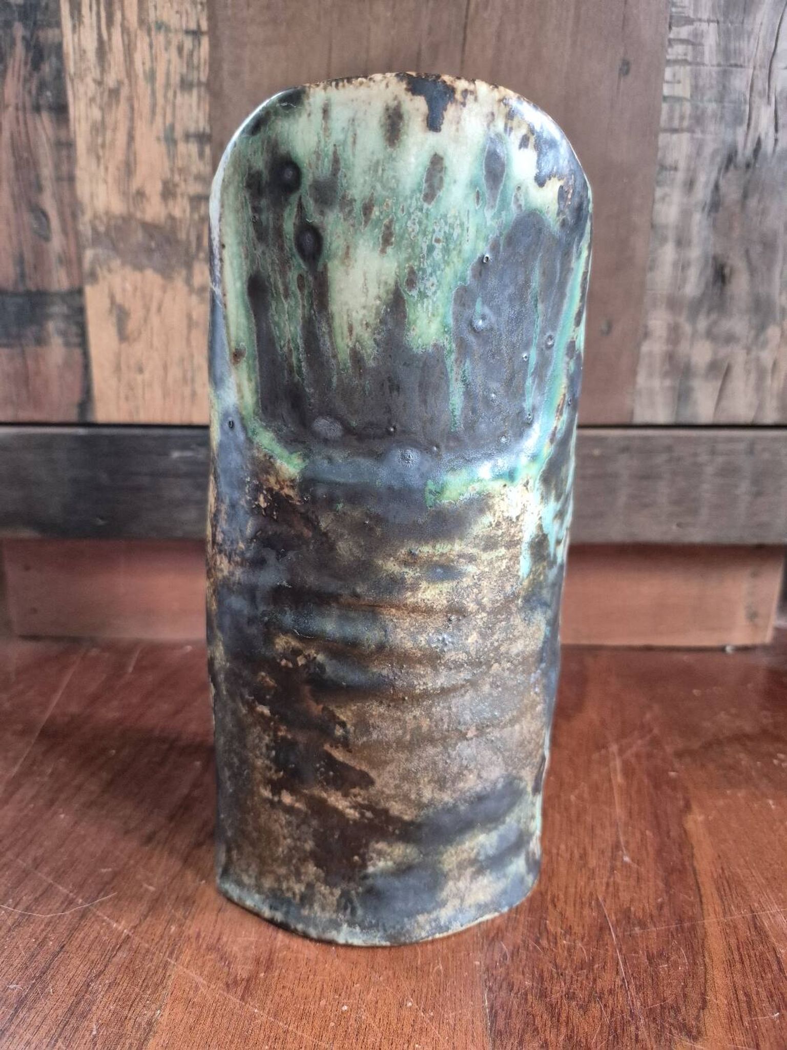 Vase en grès émaillé ib. helm doigt / pouce