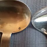 Set of 2 silver-plated baby spoons