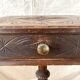 Ancienne Table d’appoint tripode avec tiroir