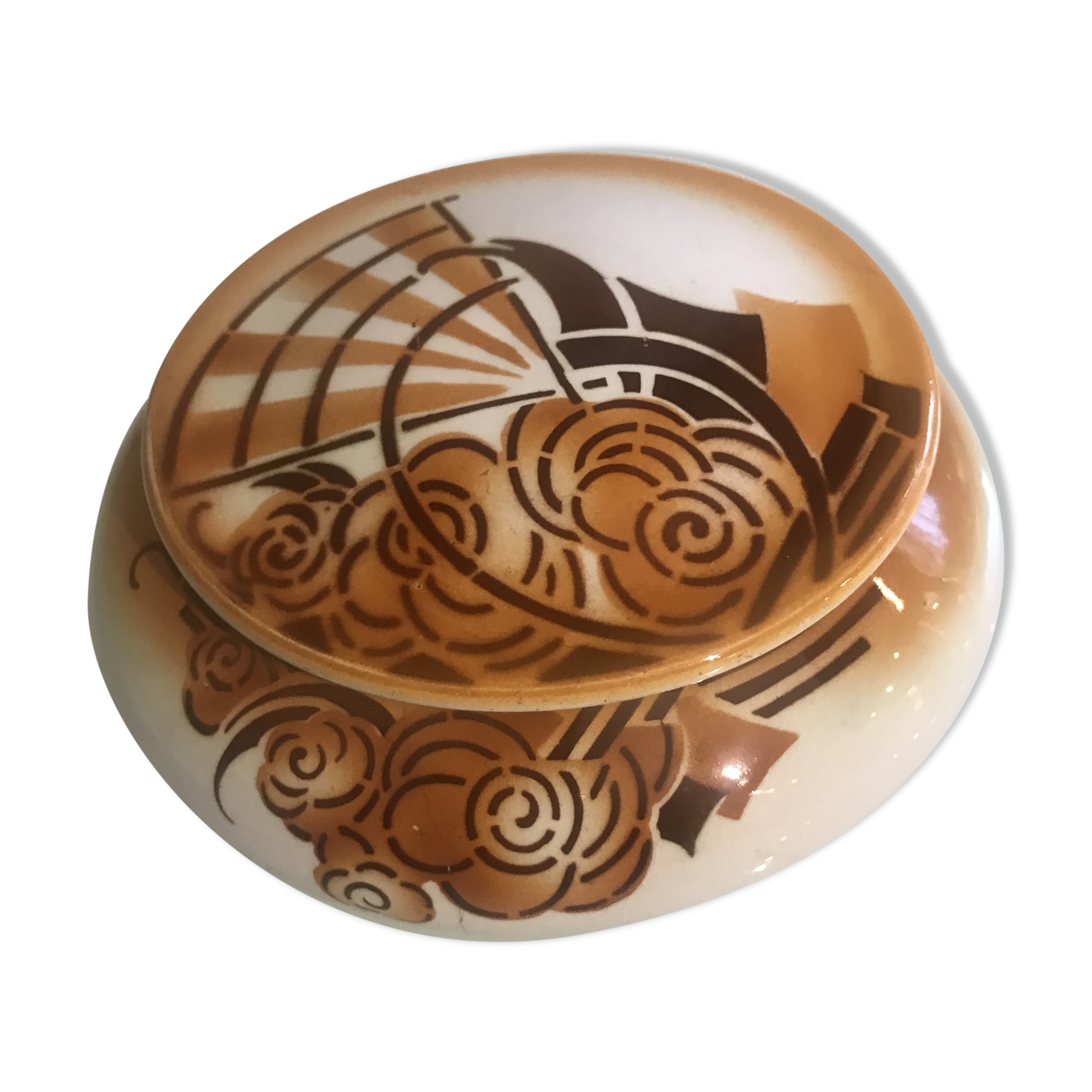 Old Saint Amand Ceramic Candy