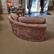 Vintage corner sofa and ottoman