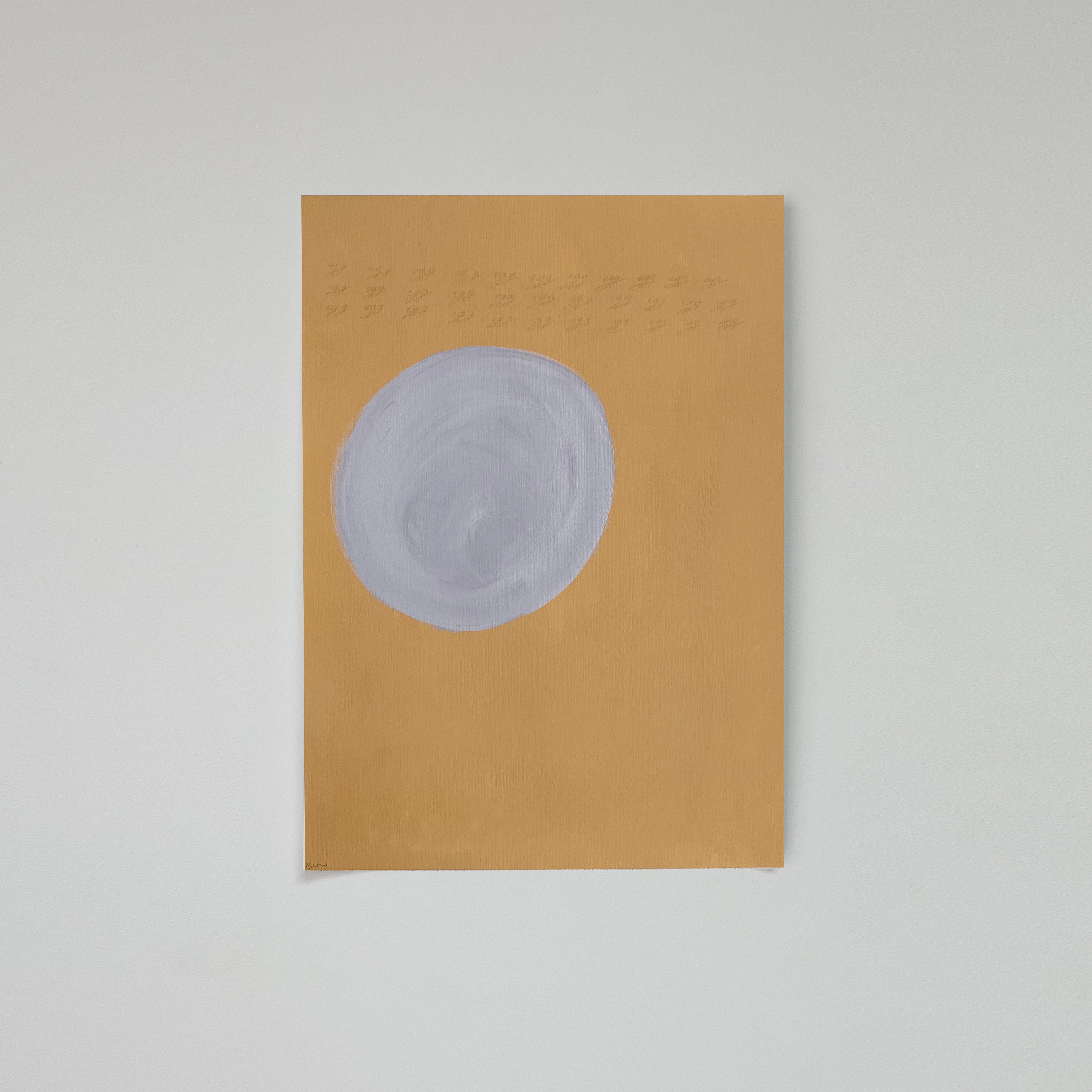 Hand Painted Abstract Wall Art 08 - Egg