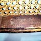 Canned armchair in curved wood signed J.Kohn