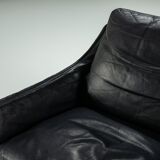 Lounge chair model 800 in leather by Hans Olsen CS Mobler Denmark 1958