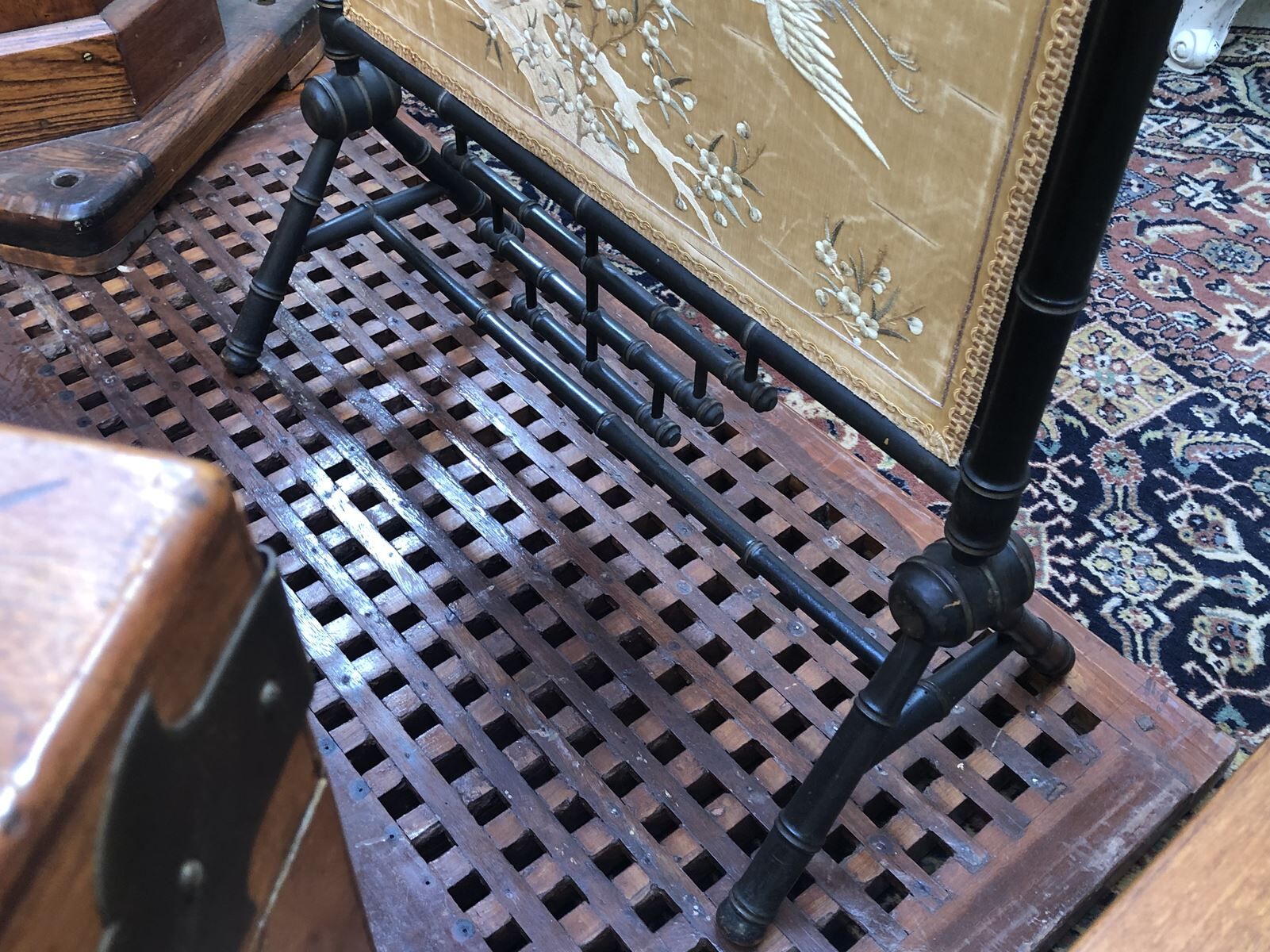 Napoleon III chimney screen - late 19th century