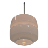Suspension en verre opalin du milieu du siècle, années 1960