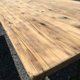 Guinguette table and its 2 benches