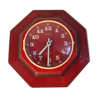 Vintage clock Kienzle ceramic 1970s