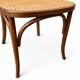 Rare american viennese style office armchair, bent wood, w baumann.
