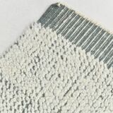 4x7 Shade Of Gray & White Neutral Vintage Rug, 136x199Cm