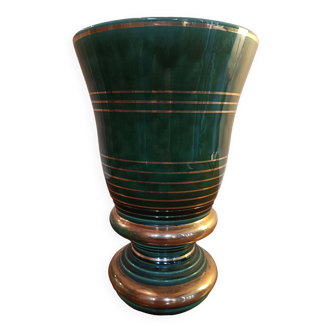 Rare grand vase St Clément signée B. Letalle