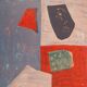 Serge poliakoff: pink and red composition - original lithograph