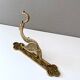 Vintage coat hook, brass wall hook dragon head