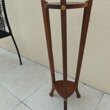Vintage wooden pedestal table