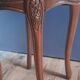 Piano stool / dressing table, Louis XV style, arched base seat velvet