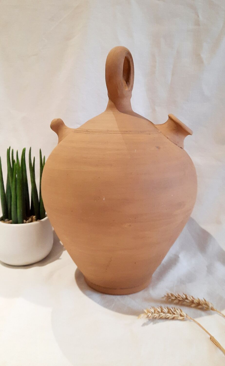 Terracotta vase pot