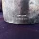 Vase en bronze argenté signé Vital Cornu