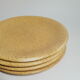 Set of 4 dessert plates in Chantilly France vintage stoneware