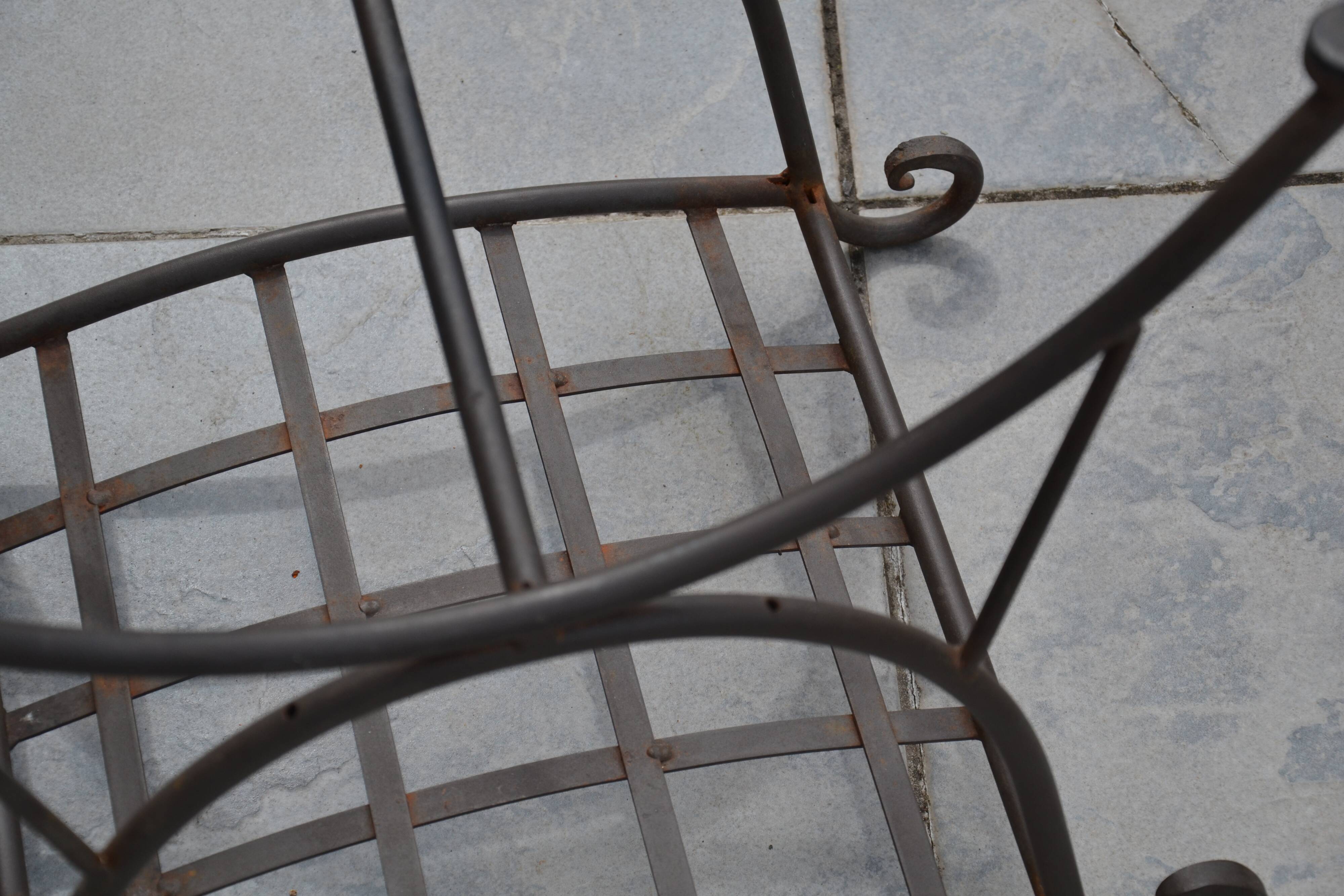 Curule stool/seat in Neo-Classical Empire style