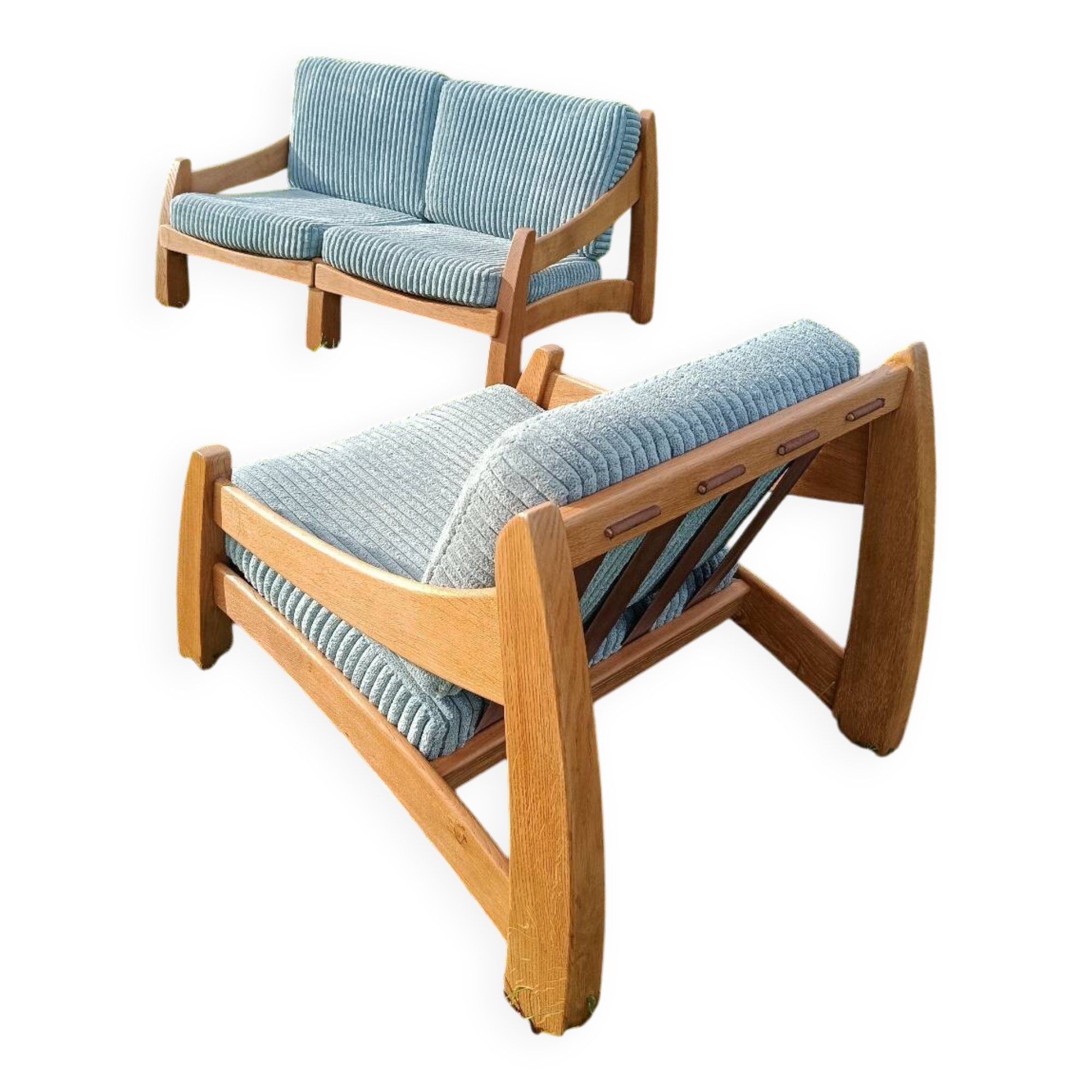 Brutalist living room, Sweden, 1960s