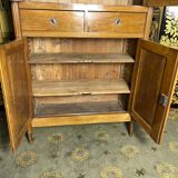 Louis XVI period buffet in restored blond walnut 18th