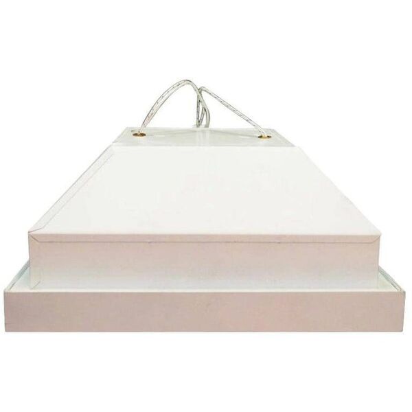 Lampe suspendue blanche, design danois, années 1970, fabricant : Louis Poulsen