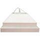 White pendant lamp, Danish design, 1970s, manufacturer: Louis Poulsen