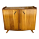 Vintage storage furniture in flame-figured oak, by Gillard Bourdin, circa 196.